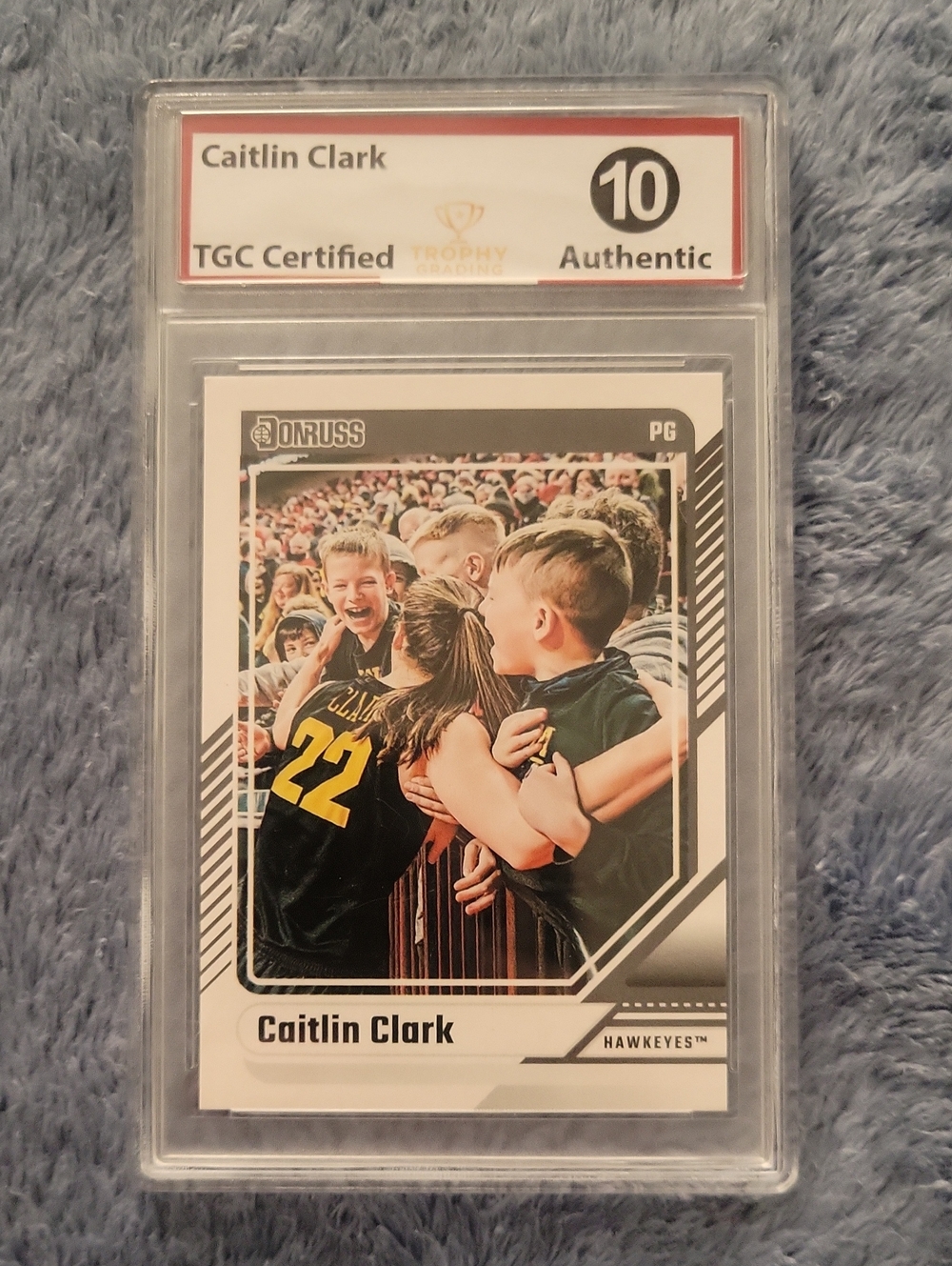 Panini Caitlin Clark Trading Card - Black, Yellow, White
